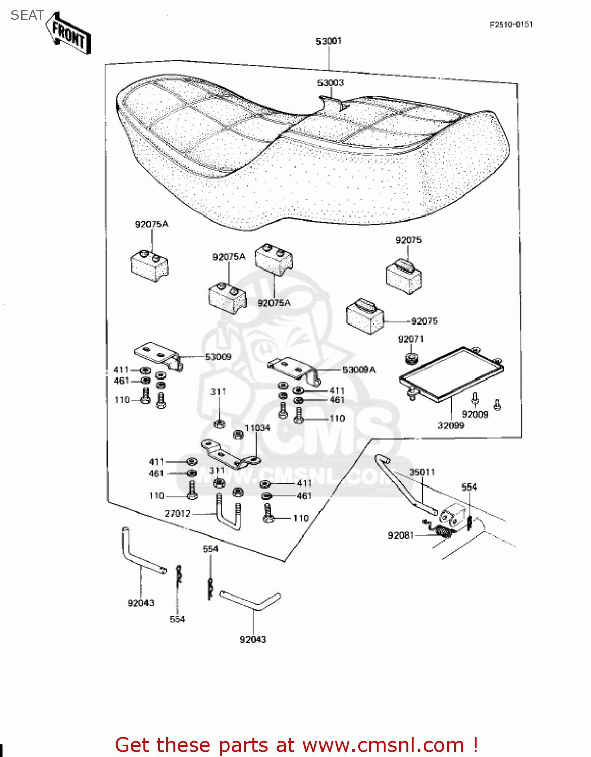 SEAT KZ1100D2 SPECTRE 1983 USA CANADA