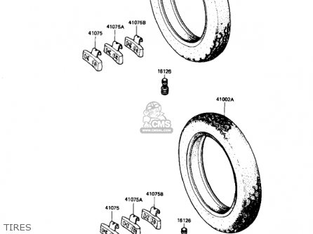 TIRES - KZ1100L1 LTD SHAFT 1983 USA CANADA