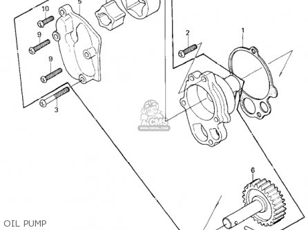 OIL PUMP - KZ1300A1 1979 USA CANADA