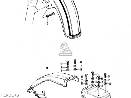 FENDERS - KZ1300A1 1979 USA CANADA