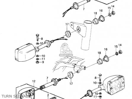 TURN SIGNALS - KZ1300A1 1979 USA CANADA