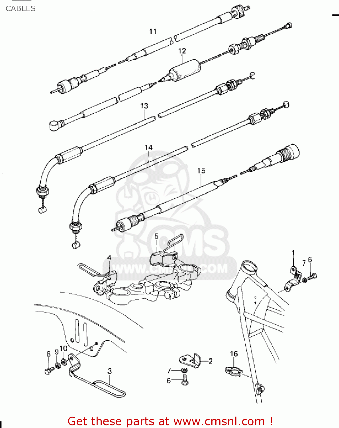 CABLES KZ1300A2 1980 USA CANADA