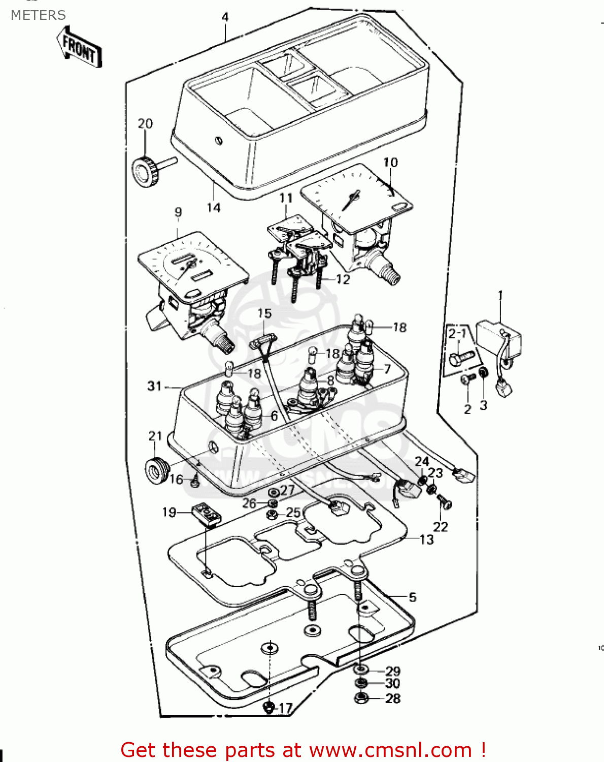 METERS KZ1300A2 1980 USA CANADA