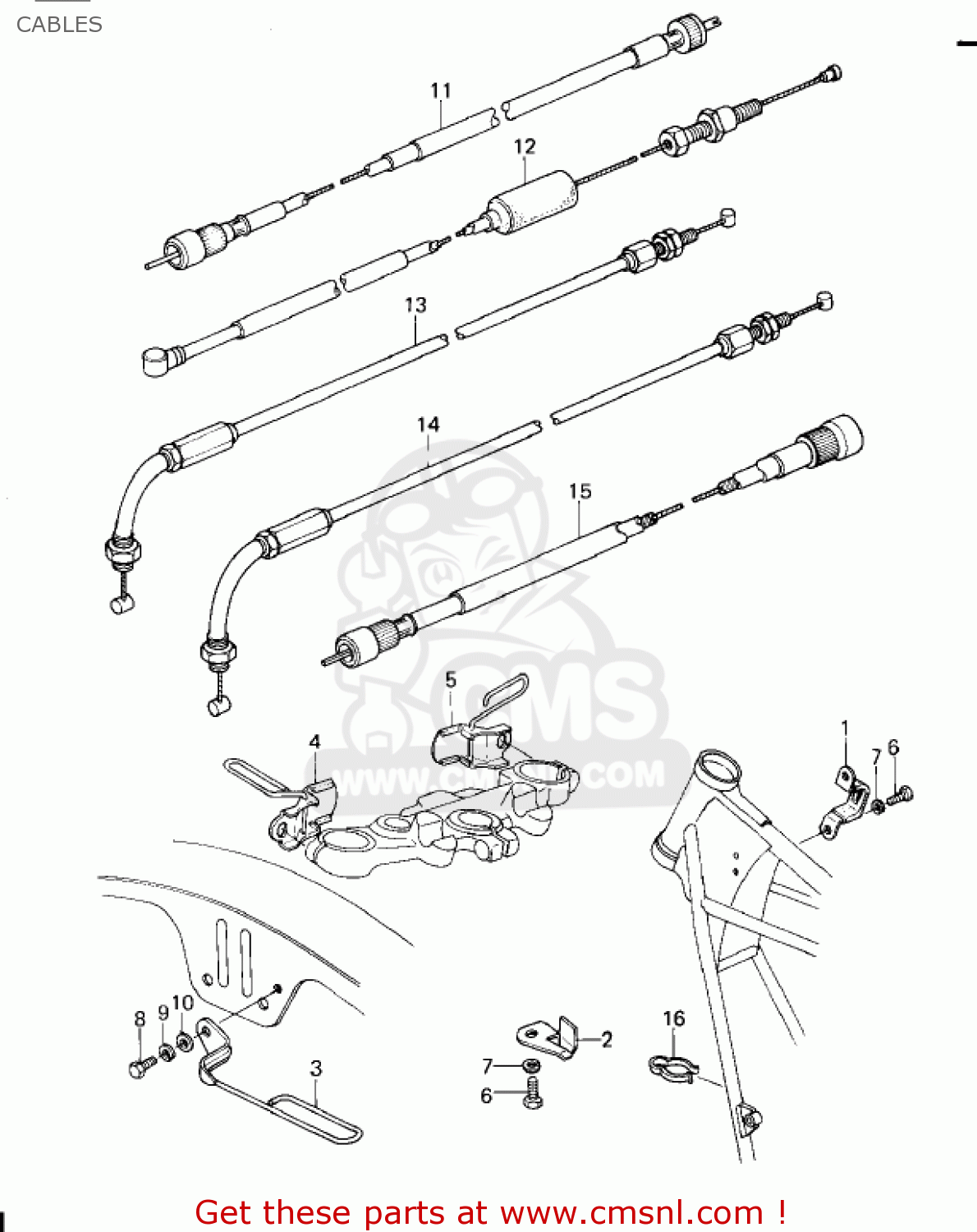 CABLES KZ1300A3 1981 USA CANADA