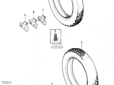 TIRES - KZ1300A3 1981 USA CANADA