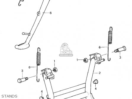 STANDS - KZ1300A3 1981 USA CANADA