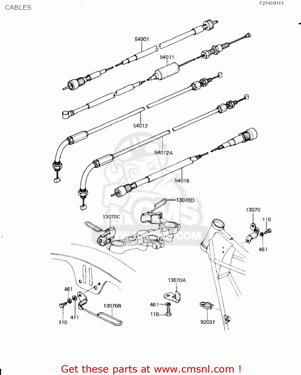 CABLES KZ1300A4 1982 USA CANADA