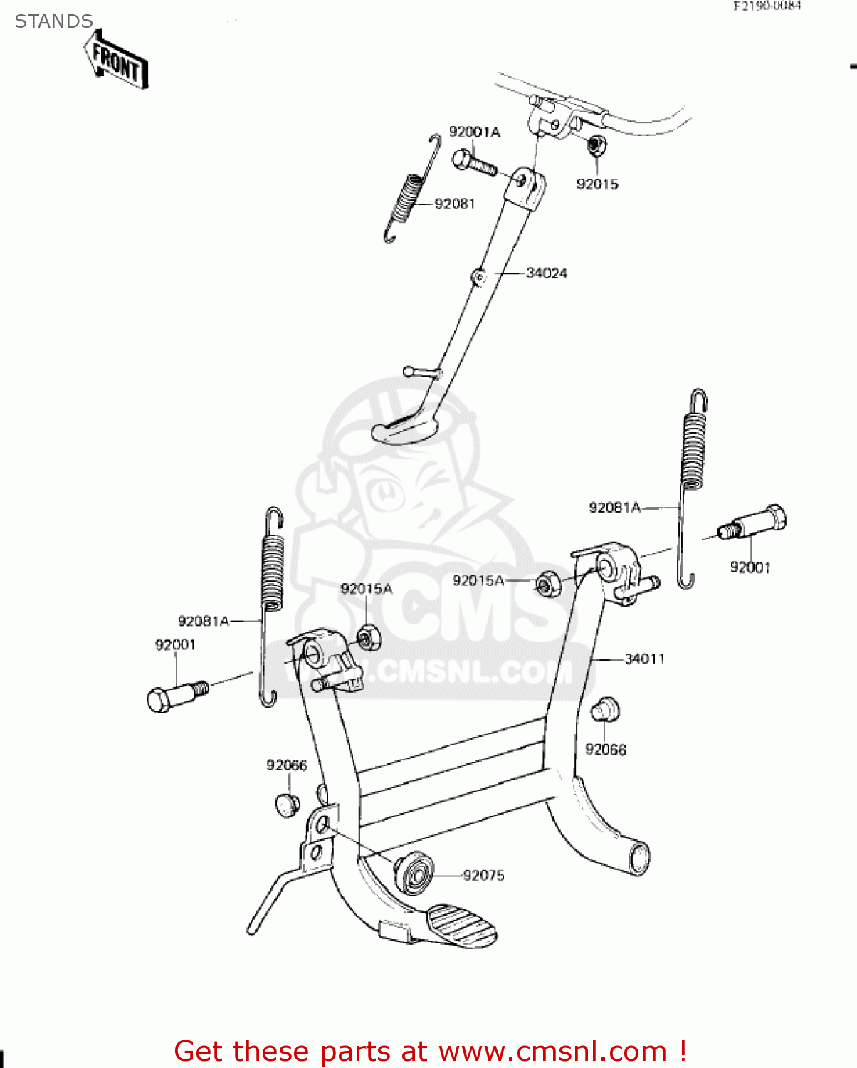 STANDS KZ1300A4 1982 USA CANADA