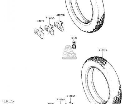 TIRES - KZ1300A4 1982 USA CANADA