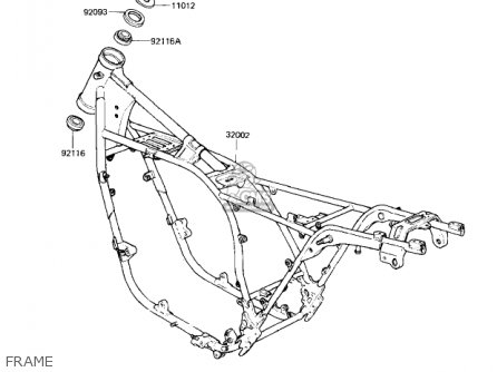 FRAME - KZ1300A4 1982 USA CANADA