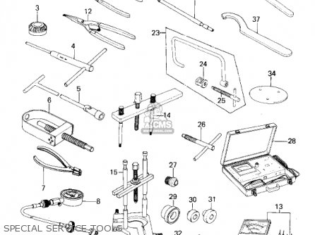 SPECIAL SERVICE TOOLS - KZ200A1 1978 CANADA