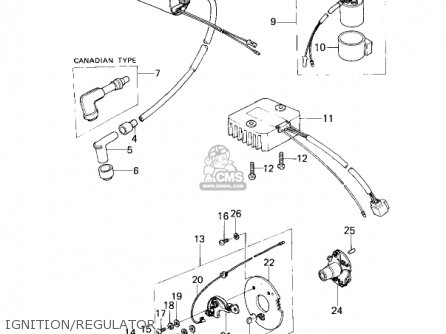 IGNITION/REGULATOR - KZ200A1 1978 CANADA