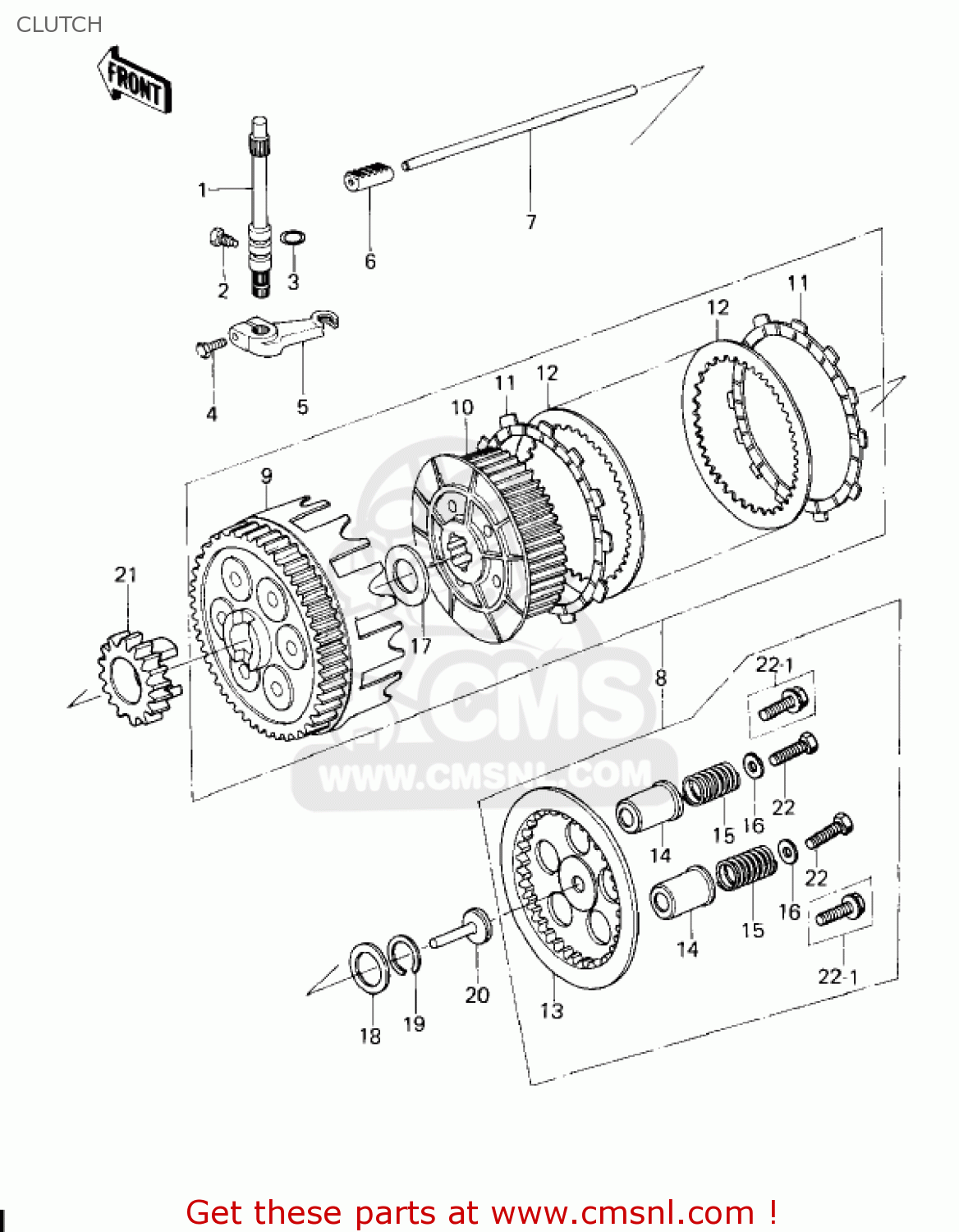 CLUTCH KZ200A1A 1978 CANADA
