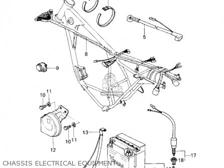 CHASSIS ELECTRICAL EQUIPMENT - KZ200A1A 1978 CANADA
