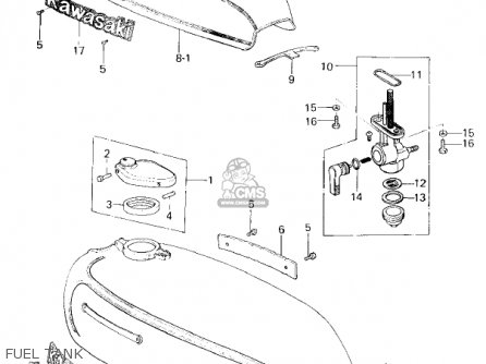 FUEL TANK - KZ200A2 1979 CANADA