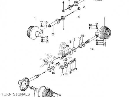 TURN SIGNALS - KZ200A2 1979 CANADA