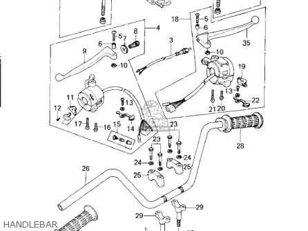 HANDLEBAR - KZ200A2 1979 CANADA