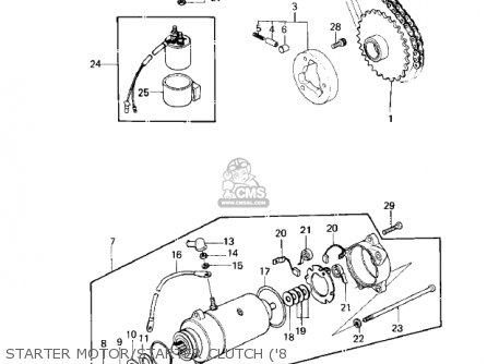 Kawasaki KZ250D1 KZ250 1980 USA CANADA / MPH KPH parts lists and schematics