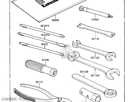 OWNER TOOLS - KZ250L1 CSR 1982 USA BELT DRIVE