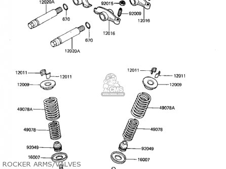 Kawasaki KZ305A1 CSR 1981 USA parts lists and schematics