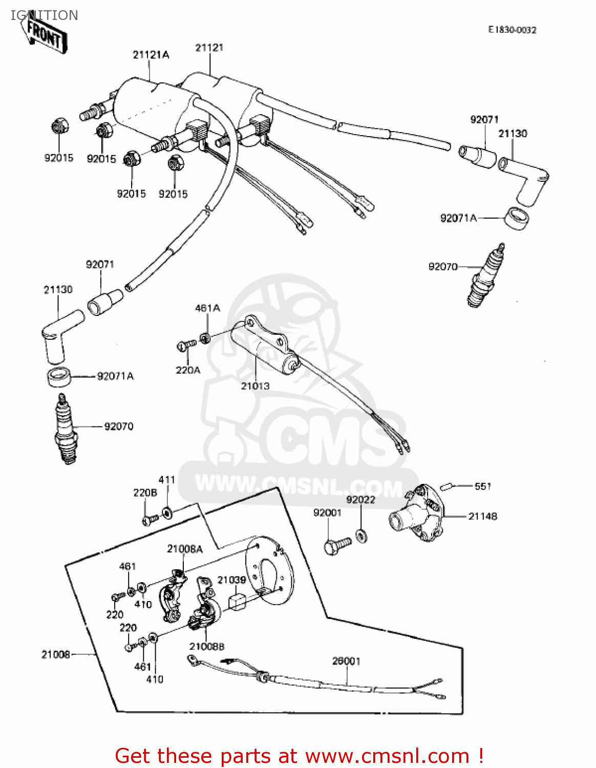 IGNITION KZ305A1 CSR 1981 USA