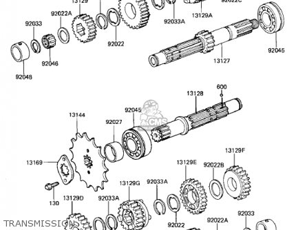 TRANSMISSION - KZ305A1 CSR 1981 USA