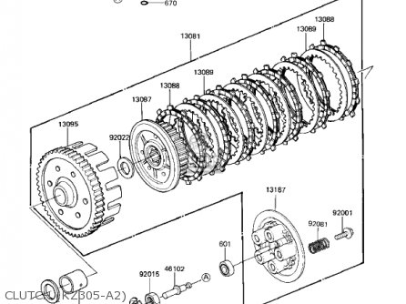 CLUTCH (KZ305-A2) - KZ305A2 CSR 1982 USA