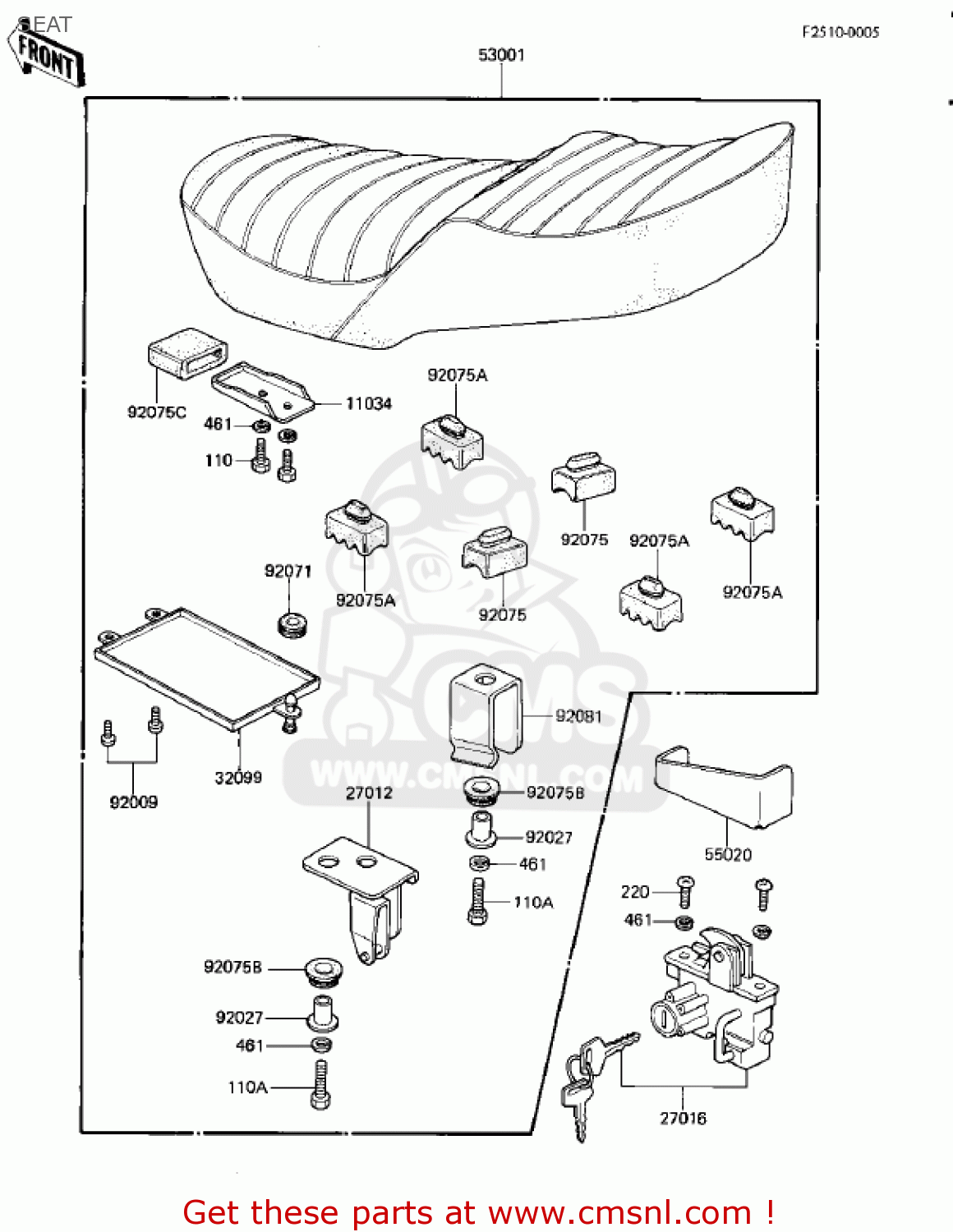 SEAT KZ305B1 CSR 1982 USA / BELT DRIVE