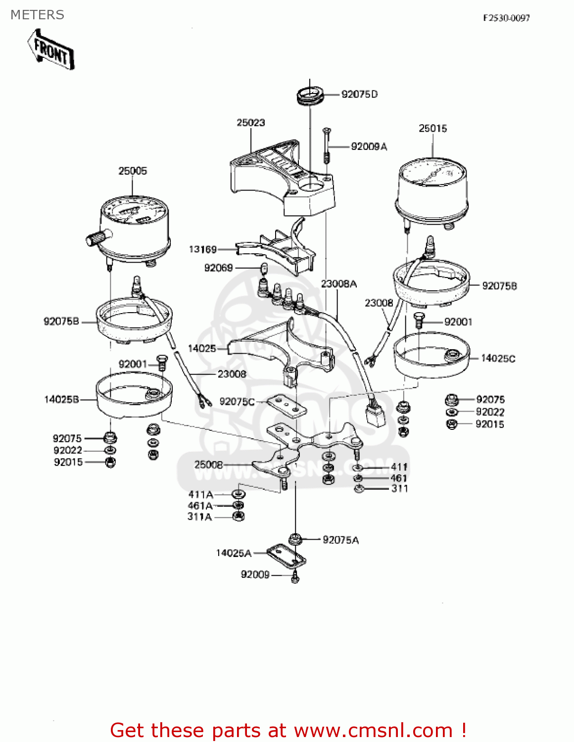 METERS KZ305B1 CSR 1982 USA / BELT DRIVE