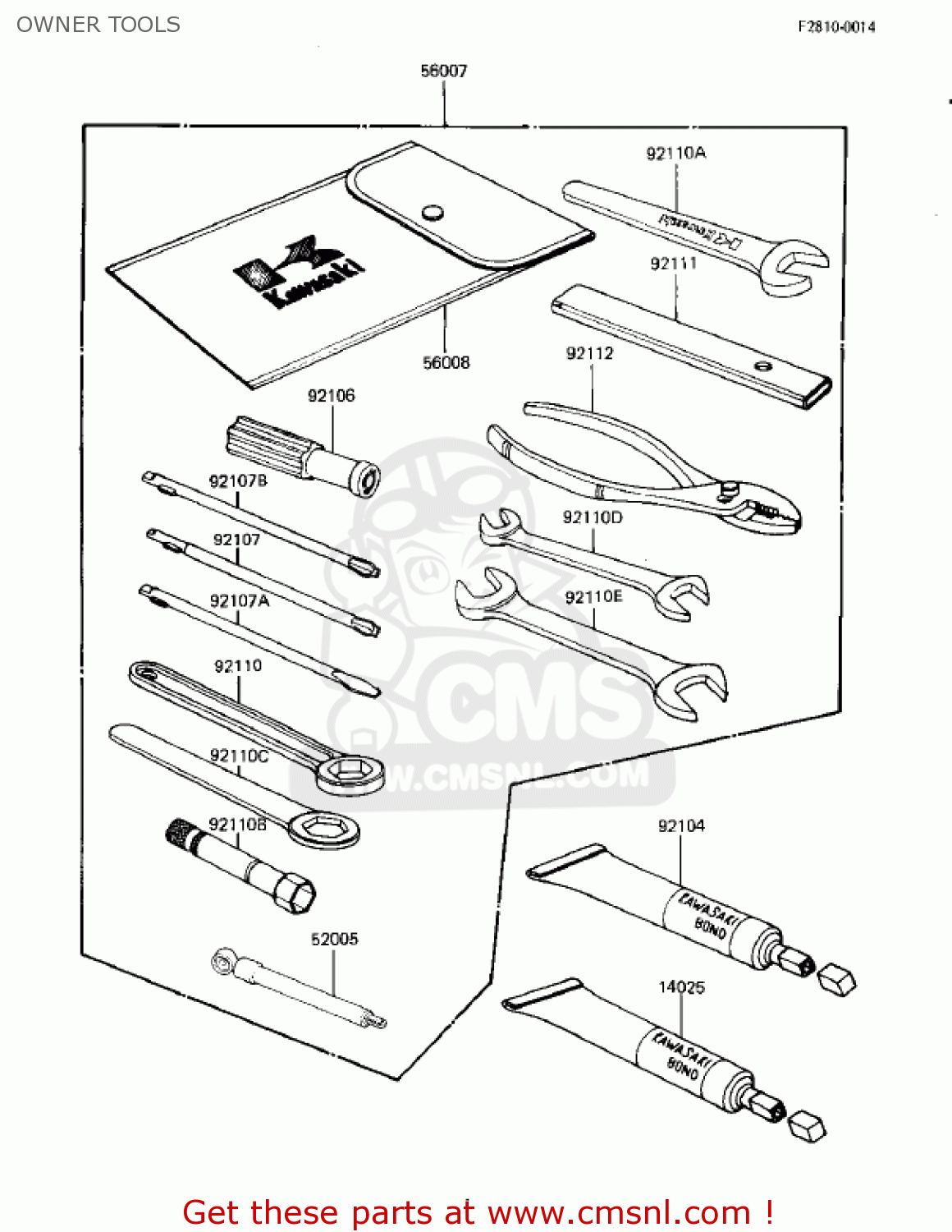 OWNER TOOLS KZ305B1 CSR 1982 USA / BELT DRIVE