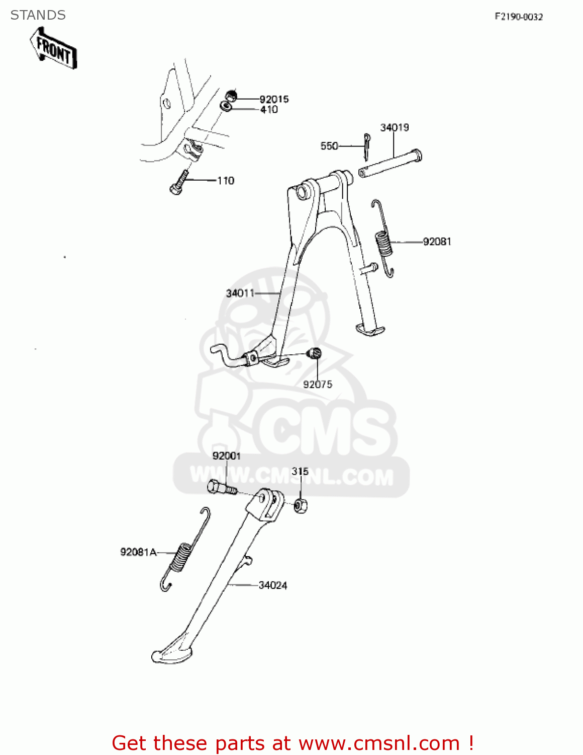 STANDS KZ305B1 CSR 1982 USA / BELT DRIVE