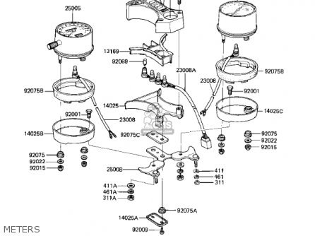 METERS - KZ305B1 CSR 1982 USA / BELT DRIVE