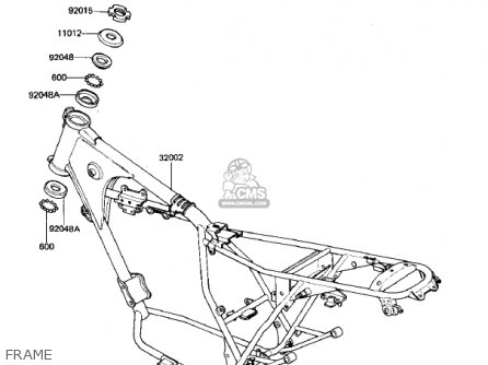 FRAME - KZ305B1 CSR 1982 USA / BELT DRIVE