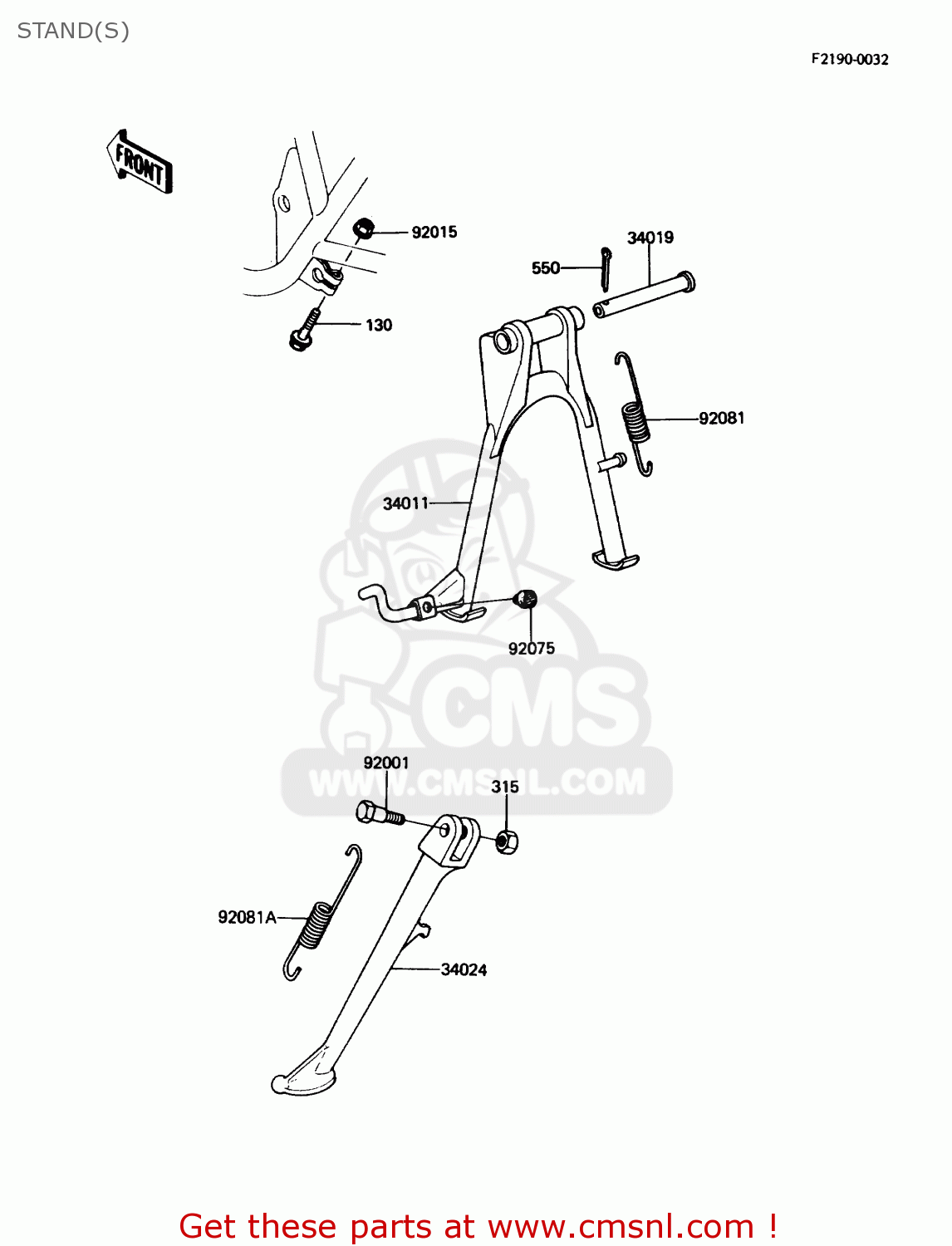 STAND(S) KZ305B2 LTD305 1987 USA CALIFORNIA