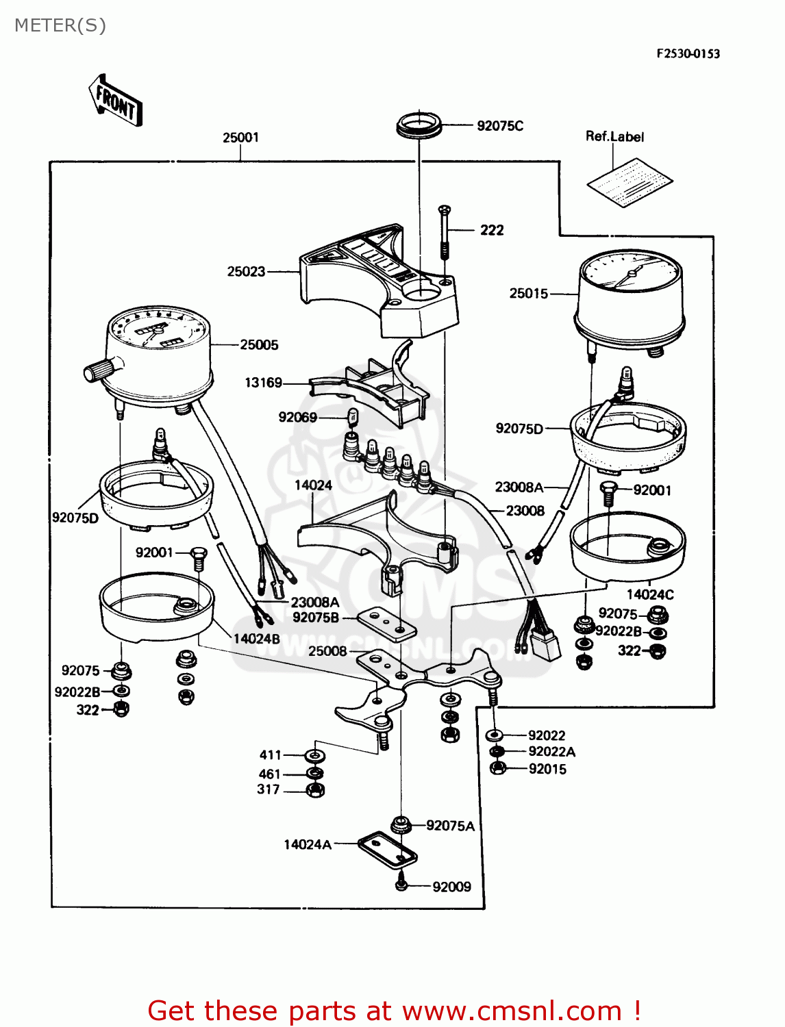 METER(S) KZ305B2 LTD305 1987 USA CALIFORNIA