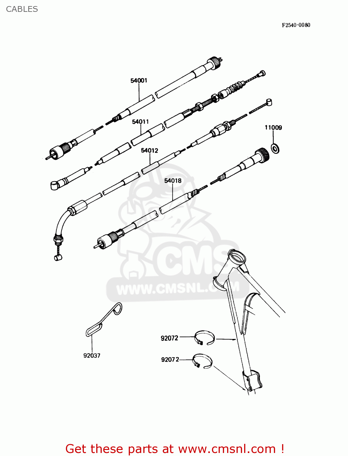 CABLES KZ305B2 LTD305 1987 USA CALIFORNIA