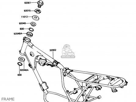 FRAME - KZ305B2 LTD305 1987 USA CALIFORNIA