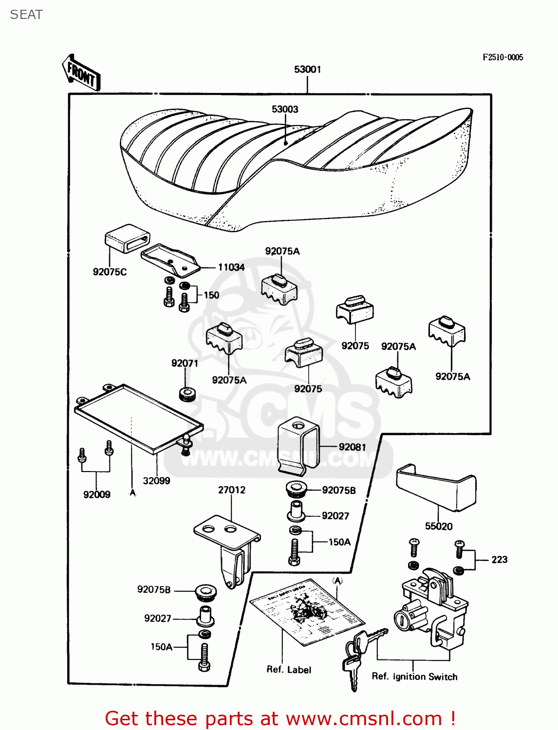SEAT KZ305B3 LTD305 1988 USA CALIFORNIA