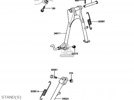 STAND(S) - KZ305B3 LTD305 1988 USA CALIFORNIA