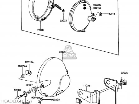 HEADLIGHT(S) - KZ305B3 LTD305 1988 USA CALIFORNIA