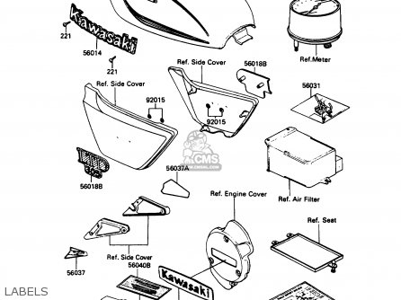 LABELS - KZ305B3 LTD305 1988 USA CALIFORNIA