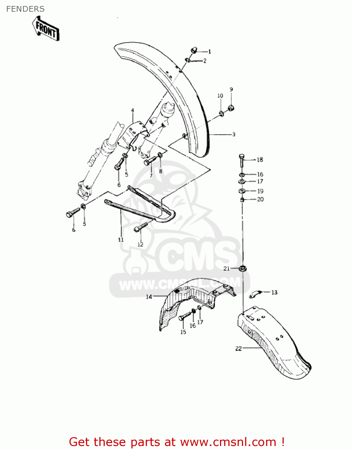 FENDERS KZ400A1 1977 USA / MPH