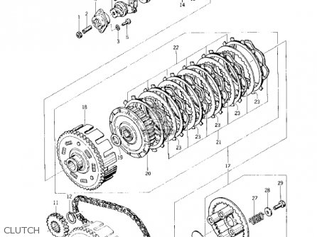 CLUTCH - KZ400A2 1978 USA / MPH
