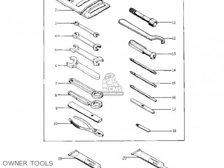 OWNER TOOLS - KZ400A2 1978 USA / MPH