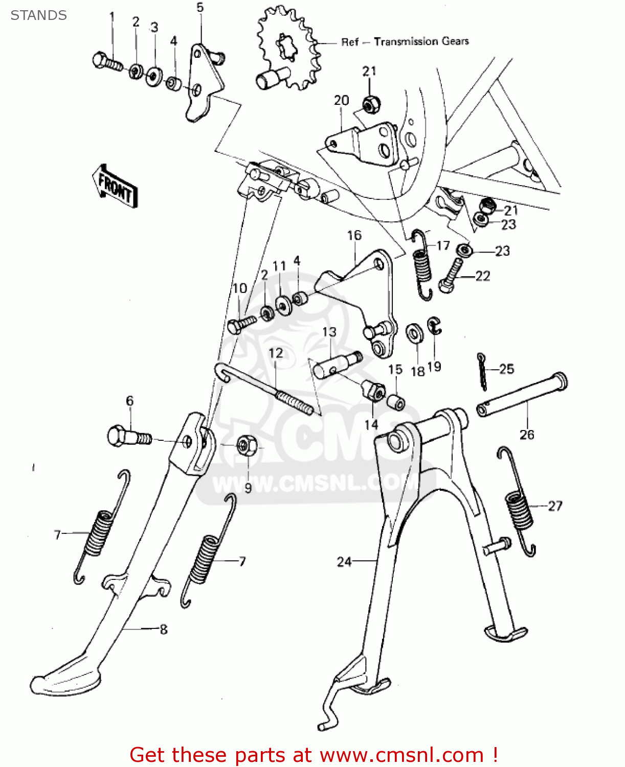 STANDS KZ400B1 1978 CANADA
