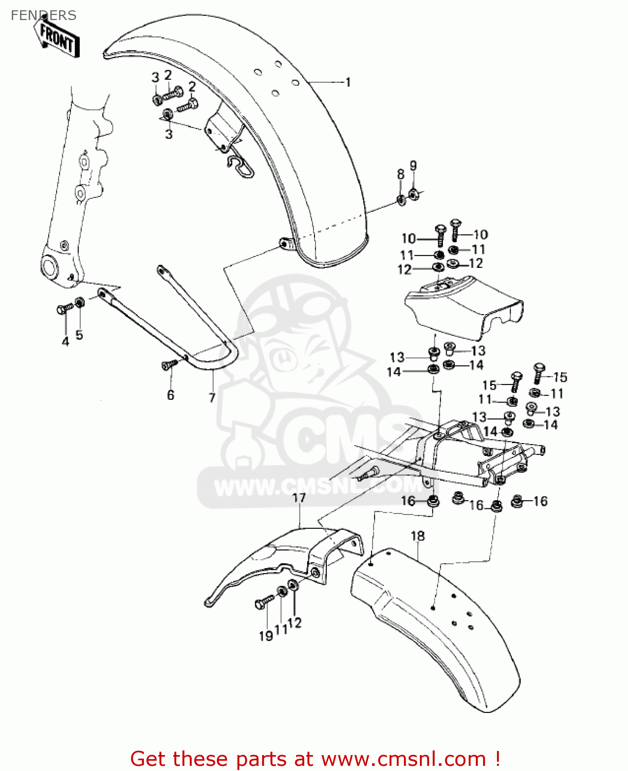 FENDERS KZ400B1 1978 CANADA