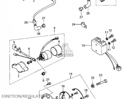 IGNITION/REGULATOR - KZ400B1 1978 CANADA