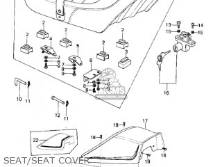 SEAT/SEAT COVER - KZ400B1 1978 CANADA