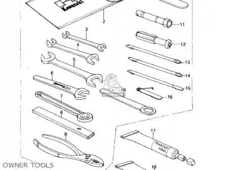 OWNER TOOLS - KZ400B1 1978 CANADA