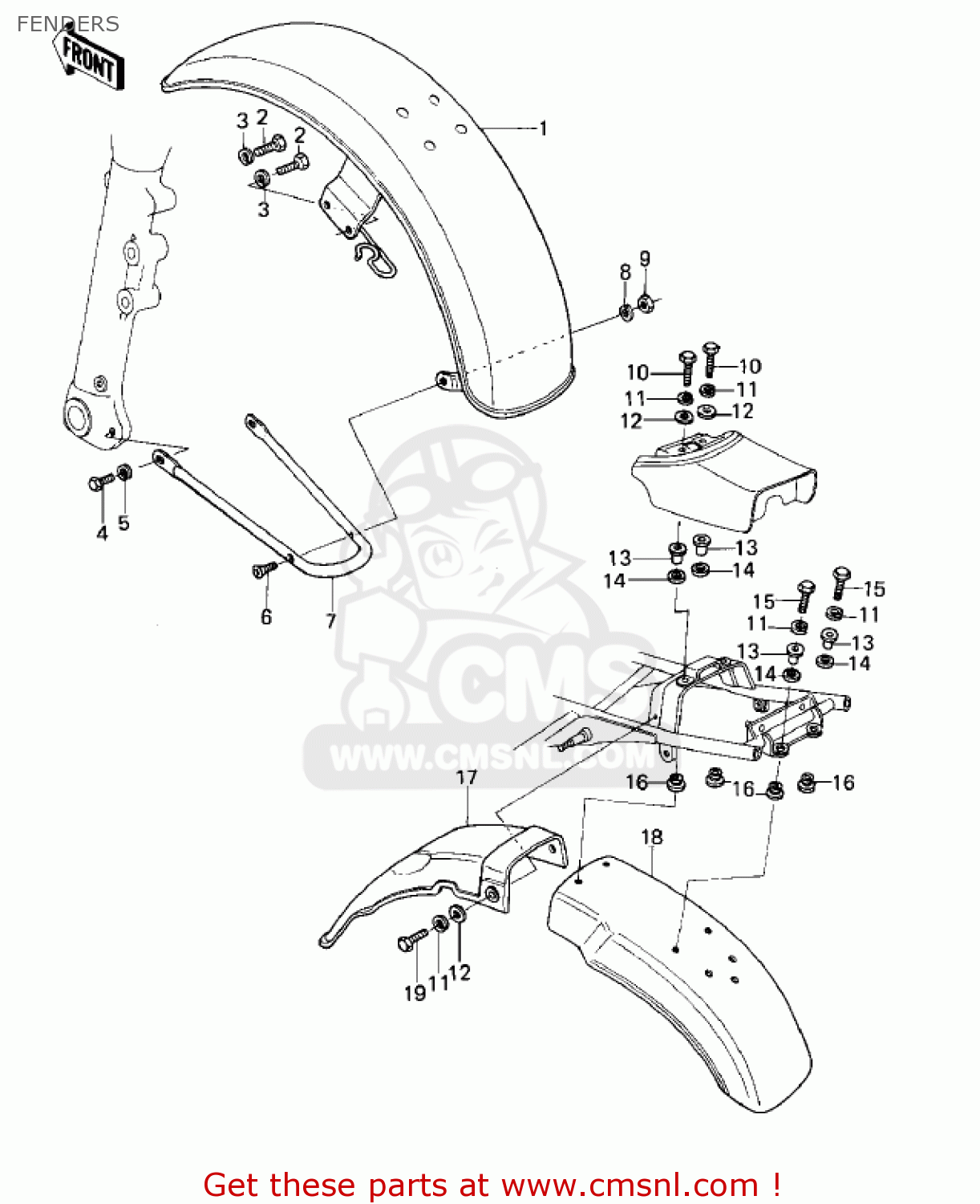FENDERS KZ400B2 1979 CANADA
